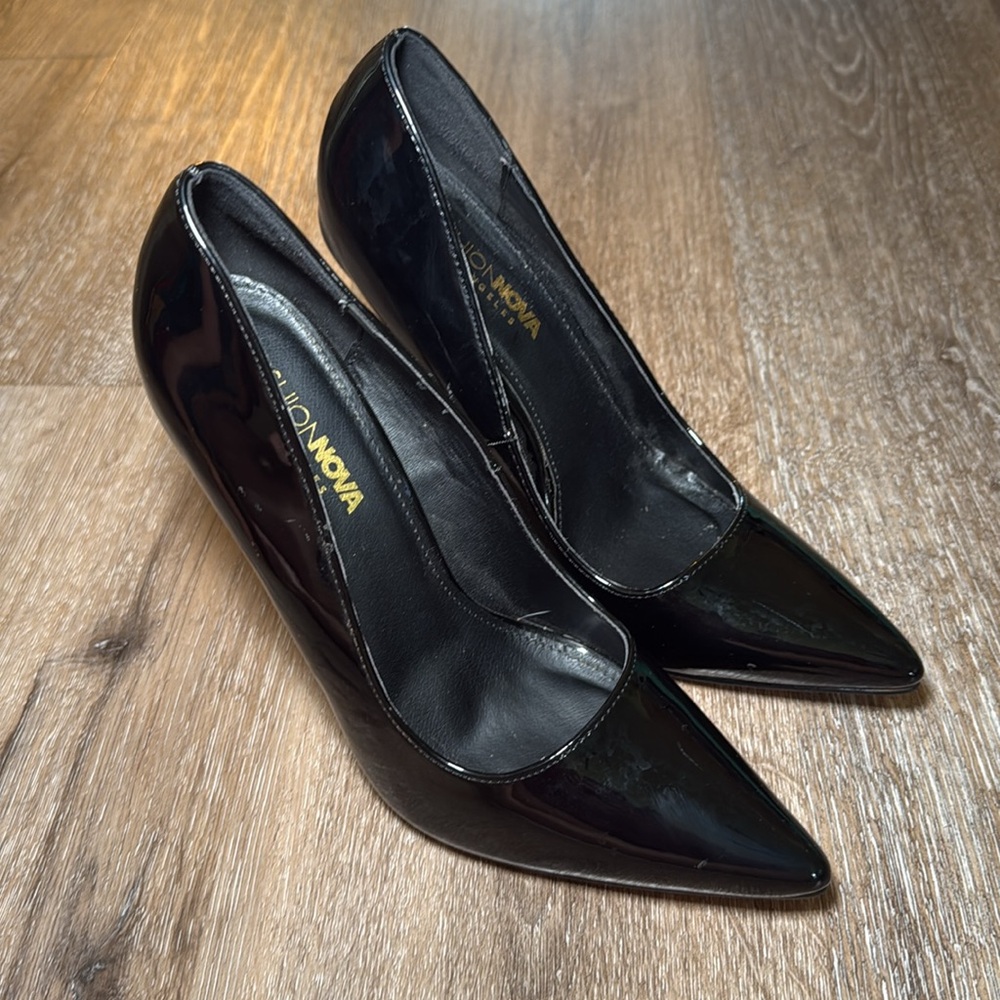 Fashion Nova Women’s Black Pointed Toe Stiletto Heels Size 8‎ - Picture 3 of 8